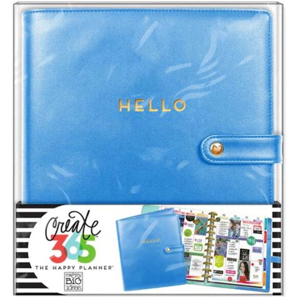 NWT Me & My Big Ideas Create 365 Collection Planner Cover Big Deluxe Blue - Picture 1 of 9